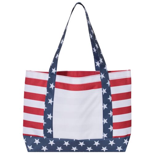 Patriotic Beach Tote Bag Thumbnail