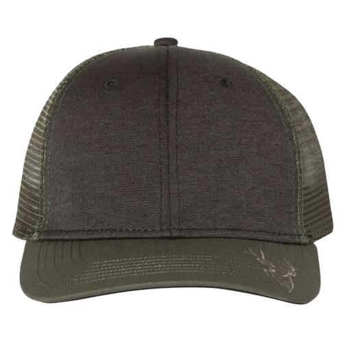 Structured Mid Profile Heather Trucker Hat Thumbnail