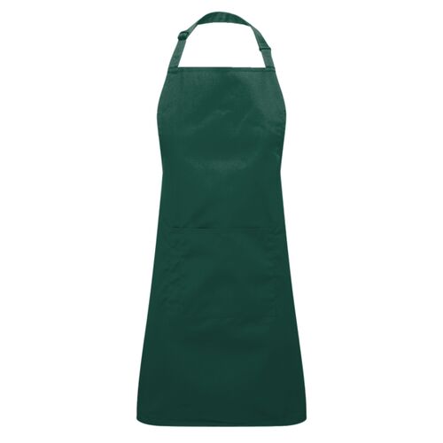 Unisex 'Colours' Recycled Bib Apron with Pocket Thumbnail