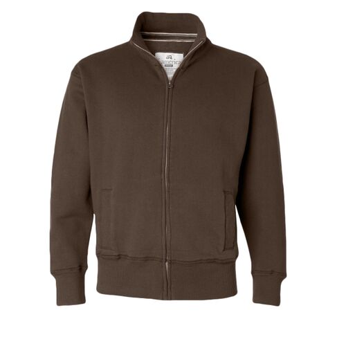 Unisex Vintage Solid Fleece Jacket Thumbnail