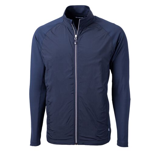 Cutter & Buck Adapt Eco Knit Hybrid Recycled Mens Big & Tall Full Zip Jacket Thumbnail