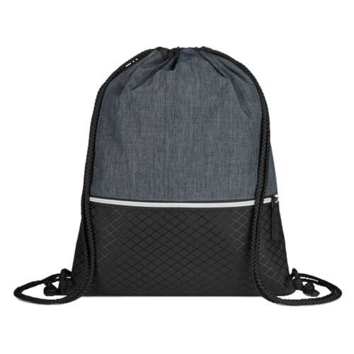 Crosshatch Heather Drawstring Backpack Thumbnail