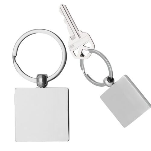 Square Metal Keychain Thumbnail