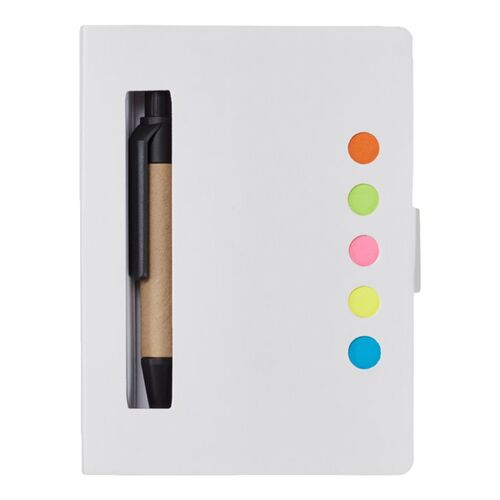 Eco Stowaway Sticky Jotter With Pen Thumbnail