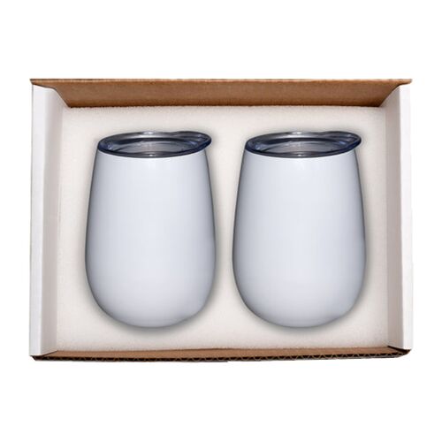 Duo Vacuum Insulated Stemless Wine Tumbler Gift Set Thumbnail