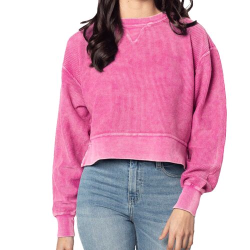 Ladies' Corded Boxy Pullover Thumbnail