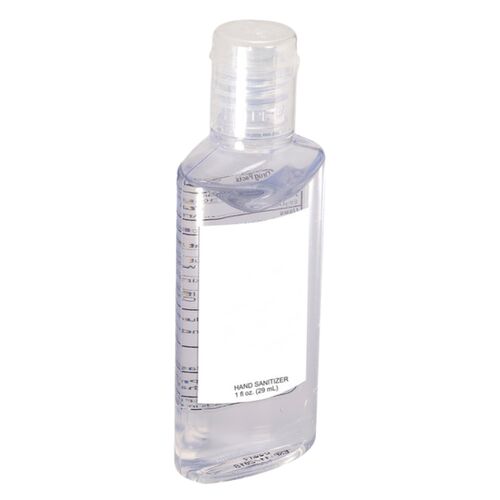 Hand Sanitizer In Oval Bottle 1oz Thumbnail
