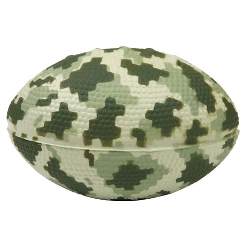 Digi Camo Football Shape Stress Ball Thumbnail