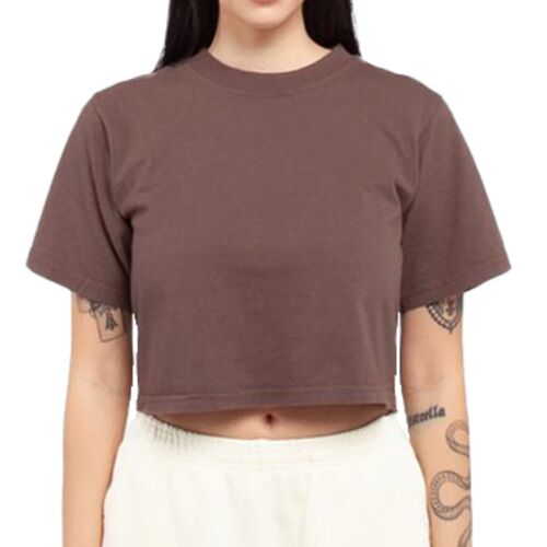 Ladies' Garment Dye Crop T-Shirt Thumbnail