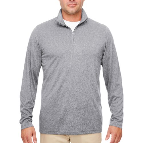 Men's Cool & Dry Heathered Performance Quarter-Zip Pullover Thumbnail