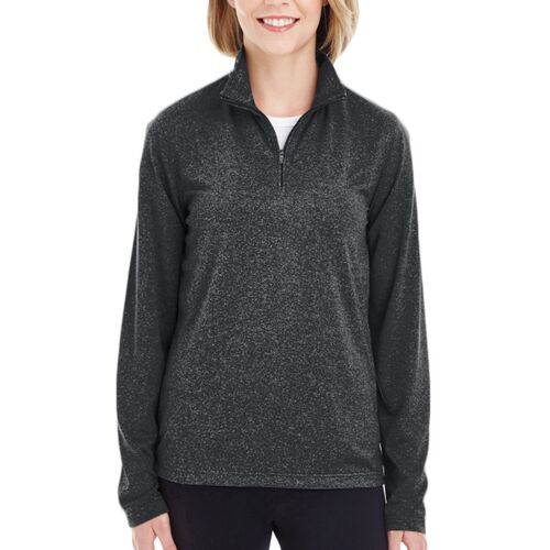 Women's Cool & Dry Heathered Performance Quarter-Zip Pullover Thumbnail