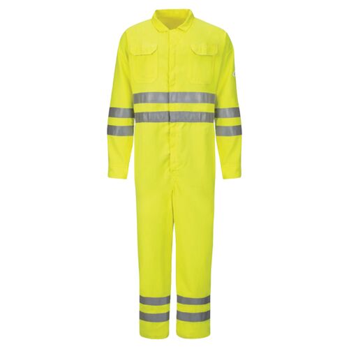 Men's Tall Hi-Vis Deluxe Coverall with Reflective Trim - CoolTouch® 2 - 7 oz. Thumbnail