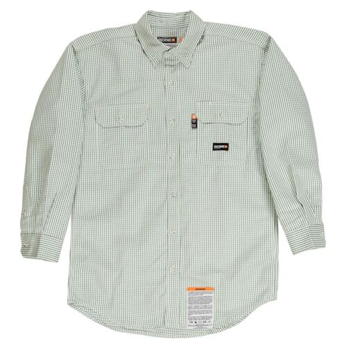Men's Tall Flame-Resistant Down Plaid Work Shirt Thumbnail