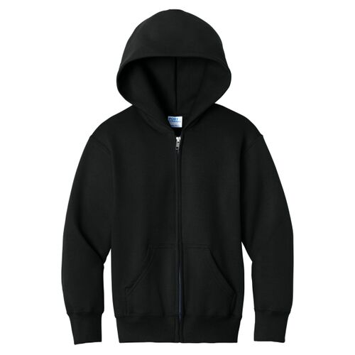 Youth Core Fleece Full Zip Hooded Sweatshirt Thumbnail
