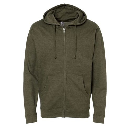 Unisex Midweight Full-Zip Hooded Sweatshirt Thumbnail
