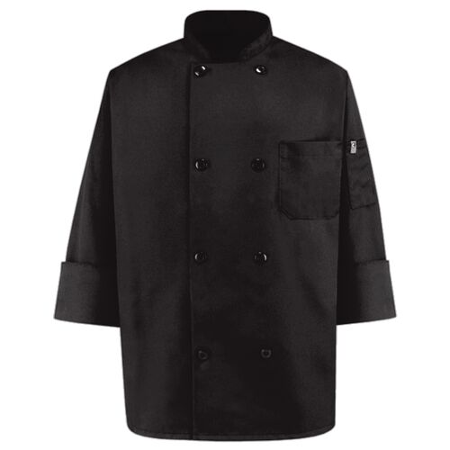 Black Traditional Chef Coat Thumbnail