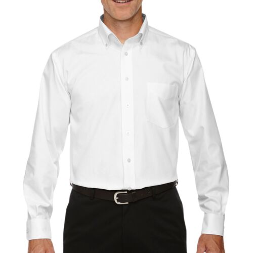 Men's Crown Collection® Solid Oxford Woven Shirt Thumbnail