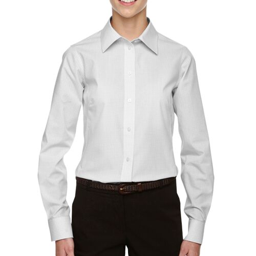 Ladies' Ladies' Crown Collection® Gingham Check Woven Shirt Thumbnail