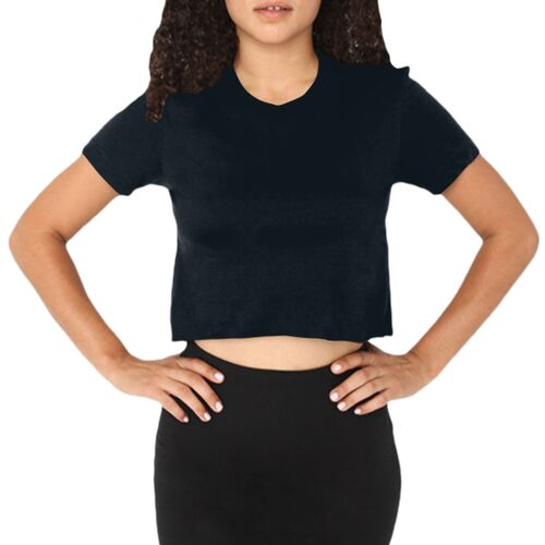 2380 Fine Jersey S/S Cropped T-Shirt Thumbnail