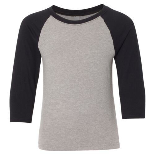 Youth CVC Three-Quarter Sleeve Raglan T-Shirt Thumbnail