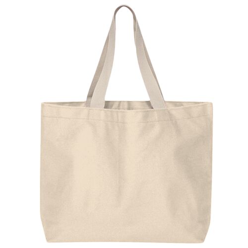 USA Made Cotton Canvas Jumbo Tote Bag Thumbnail