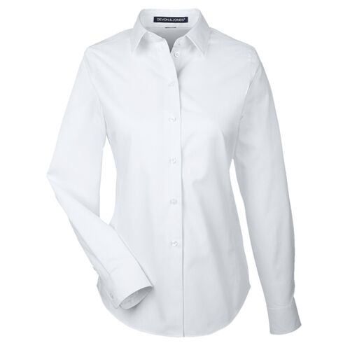 Ladies' Crown Collection® Royal Dobby Woven Shirt Thumbnail