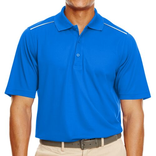 Men's Radiant Performance Piqué Polo with Reflective Piping Thumbnail