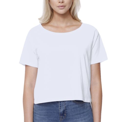 Ladies' Boxy Cotton T-Shirt Thumbnail