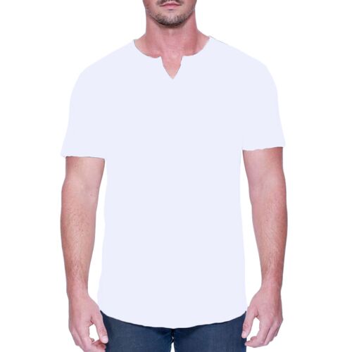 Men's CVC  Slit V-Neck T-Shirt Thumbnail
