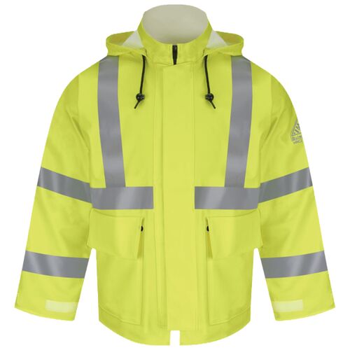 Men's Hi-Visibility Flame-Resistant Rain Jacket Thumbnail