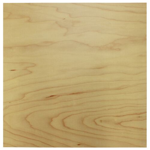 ChromaLuxe Natural Wood Sublimation Plaque Panel, 10" x 10" x 0.625", Clear Matte on Maple Thumbnail