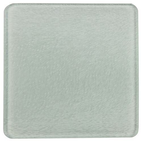 Square DyeTrans Glass Coaster, with White Sublimation Backing, 3.93" x 3.93" x .16". Tempered Textu Thumbnail