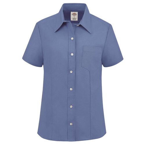 Women's Short Sleeve Stretch Oxford Shirt Thumbnail