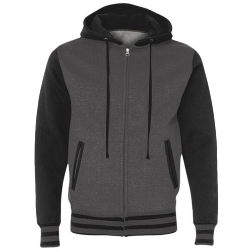Unisex Varsity Full-Zip Hooded Sweatshirt Thumbnail