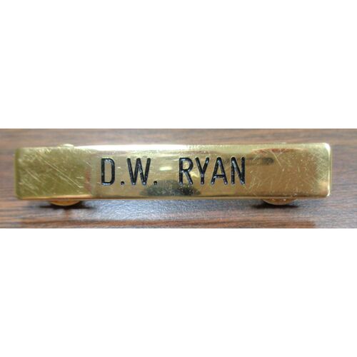 Burlington FD Officer Name Plate Thumbnail