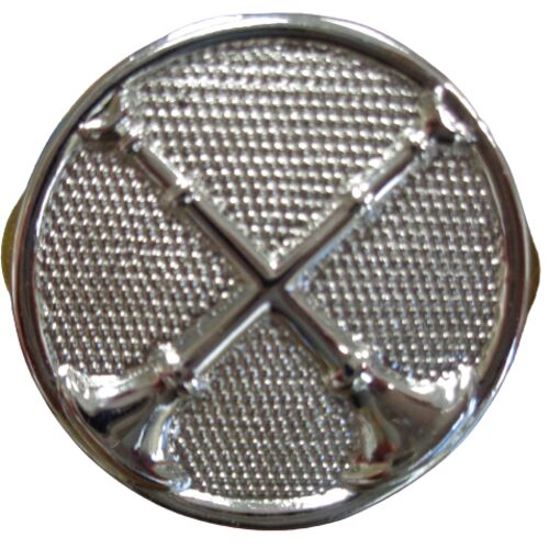 Blackinton Two Bugles Captain Lapel Medallion  Thumbnail