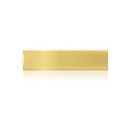 5/8" x 2-1/2" Gold Polish Name Plate  Thumbnail