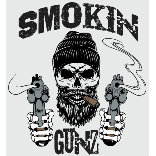 Smokin Gunz Cut Out Magnet  Thumbnail