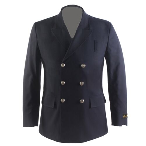 Ladies Double Breasted Dress Coat Poly Wool Blend  Thumbnail