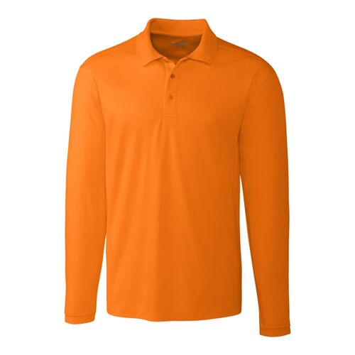 Clique Spin Eco Performance Pique Long Sleeve Mens Polo Thumbnail