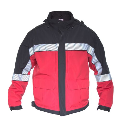 Shield Color Block Duty Jacket-Red/Navy Thumbnail