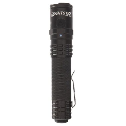 USB DUAL-LIGHT TACTICAL FLASHLIGHT - BLACK Thumbnail
