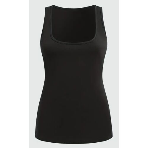 Solid Square Neck Tank Top Thumbnail