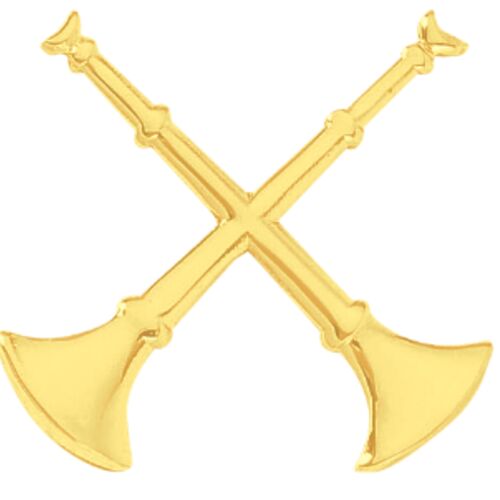 Blackinton Two Crossed Bugles BC Epaulette Insignia  Thumbnail