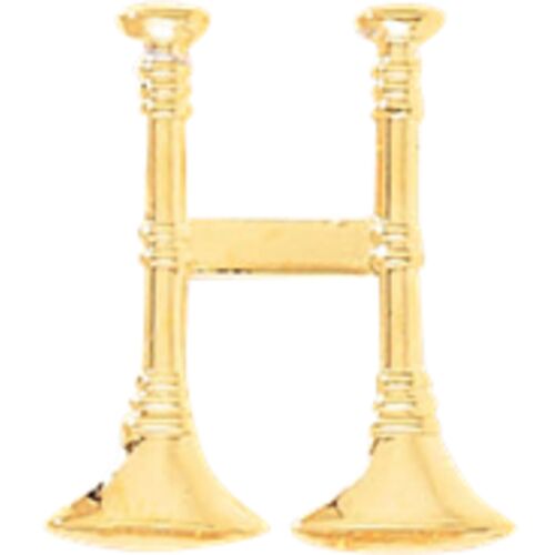 Blackinton Two Bugle Collar Insignia Thumbnail