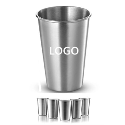 16 oz. Stainless Steel Pint Cups Thumbnail