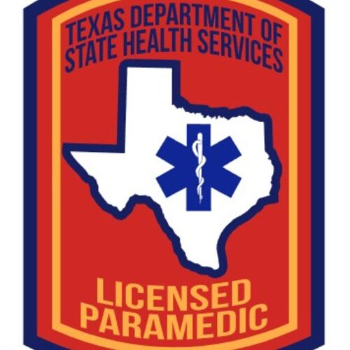 TX DOH Licensed Paramedic Patch Thumbnail