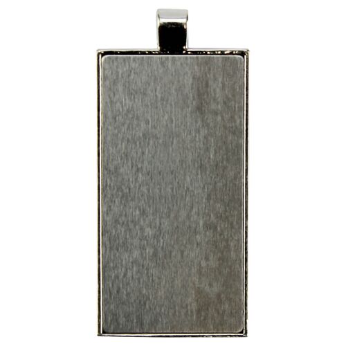 Large Rectangle Unisub Bezel Jewelry Pendant Thumbnail