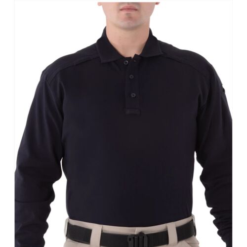 Men's Cotton Long Sleeve Polo Thumbnail