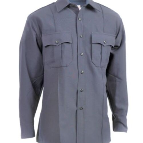 TexTrop2™ Zippered Long Sleeve Polyester Shirt-Men's French Blue Thumbnail